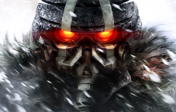 Wallpaper, games, winter, mask, killzone 3