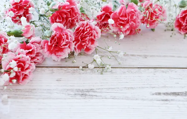 Flowers, sprig, background, clove