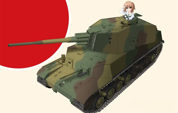 Picture Art, Girls and Panzer, Nishizumi Miho, Yasu (Defcon-1)