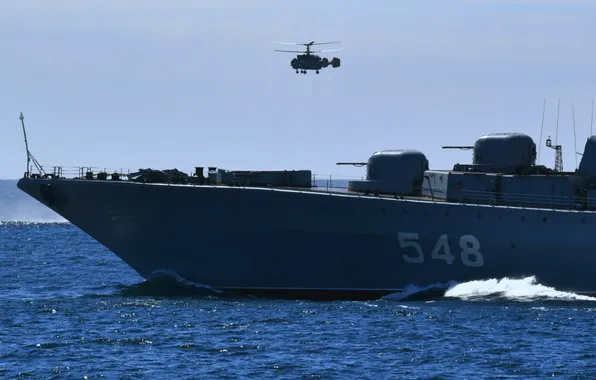 Exercises, BOD, Admiral Panteleyev, project 1155