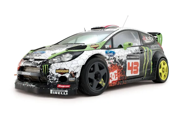 Picture 2012, ford, ken block, rally, rally, wrc, fiesta, monster energy