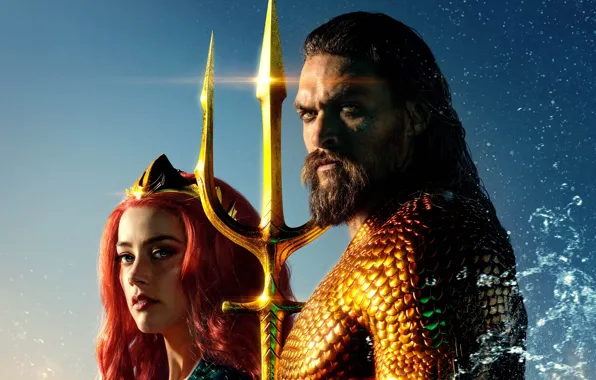 Amber Heard, Amber Heard, Movie, Aquaman, Jason Momoa, Jason Momoa, Aquaman, Aquaman