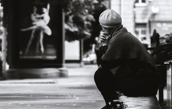 Picture black and white, the situation, Denis Trufanov