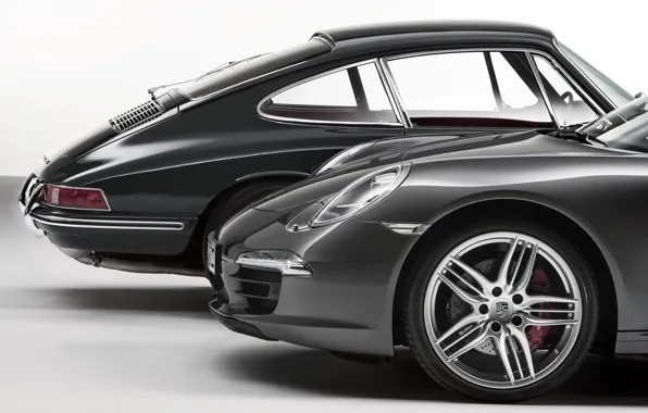 911, pair, porsche, classic, wheel, side, 50th