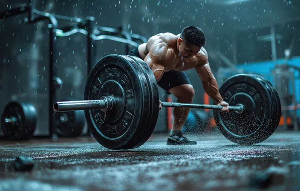 Male, Rod, Digital art, Muscle, Powerlifting, A healthy lifestyle, AI art, The Art of Artificial …