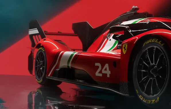 Ferrari, wheels, close-up, tire, 499P, Modified Ferrari 499P