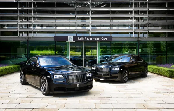 Auto, black, Rolls-Royce, black, chic, Rolls-Royce, metallic