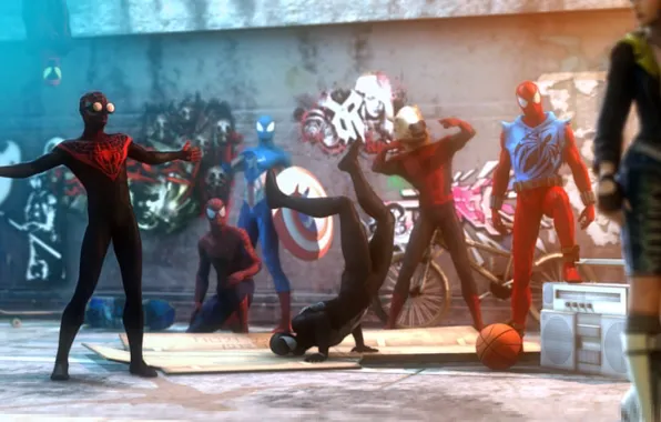 Picture spider-man, venom, marvel comics, symbiote, peter parker, Scarlet Spider