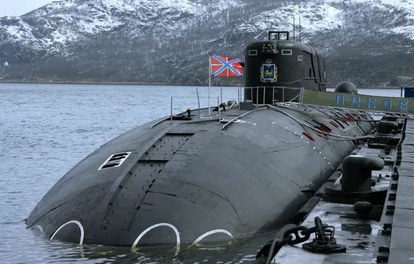 Boat, underwater, atomic, Pskov