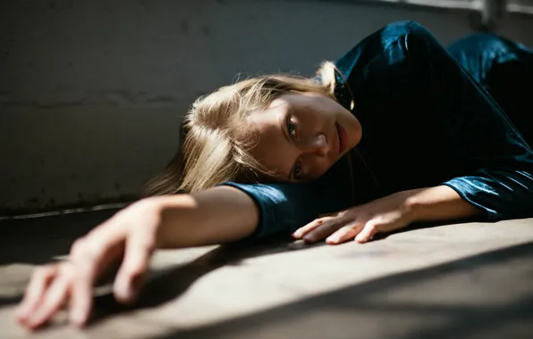 Picture look, girl, face, lies