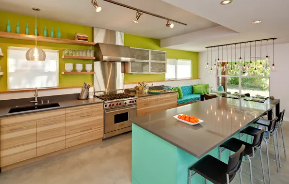 Design, style, interior, kitchen, dining room