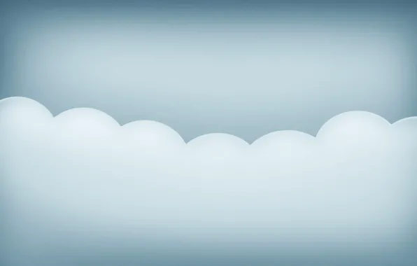 Picture wave, minimalism, cloud