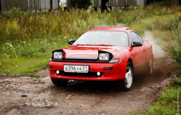 Machine, Toyota, red, jdm, Toyota, celica, Japanese, Celica