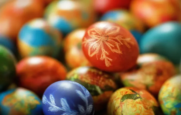 Easter, eggs, prazdnik