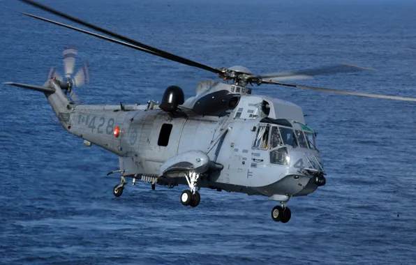 Picture the ocean, helicopter, Sikorsky, Aero, Engineering Corporation, CH-124 Sea King