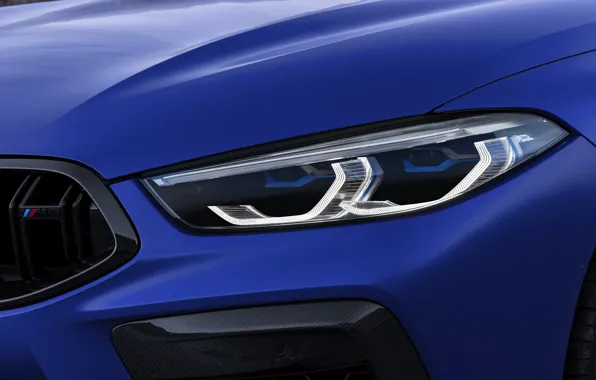 Picture coupe, headlight, BMW, 2019, BMW M8, M8, M8 Competition Coupe, M8 Coupe