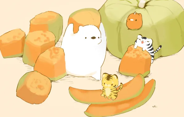 Animal, figure, food, fantasy, bear, the cubs