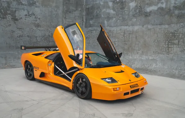 Lamborghini, Diablo, lambo door, Lamborghini Diablo GT2