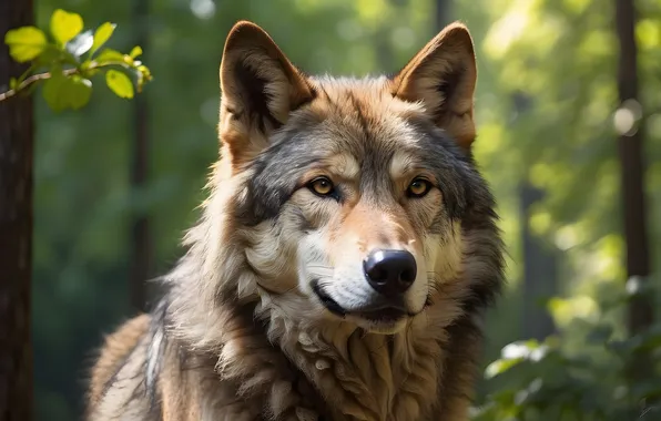 Picture nature, snow, predator, face, animal, wolf, wolves, wildlife