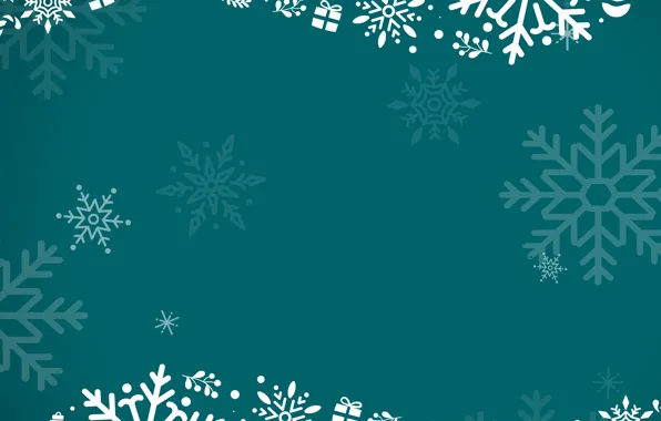 Snowflakes, background, pattern, ornament, decor