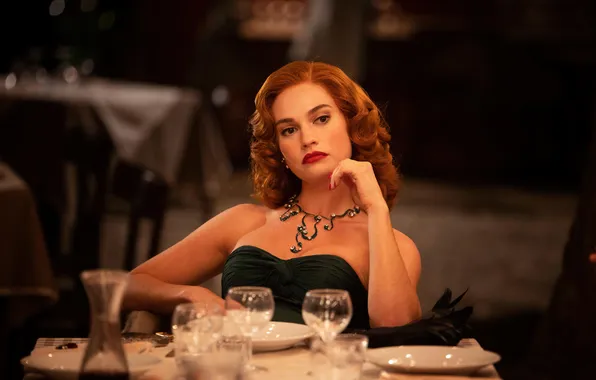 Frame, beauty, Lily James, Lily James, The long-awaited dawn, Finally dawn