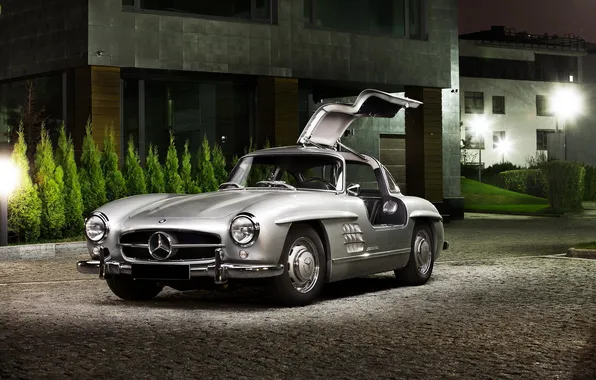 Picture mercedes, classic, Mercedes, gull-wing, SL Gulwing