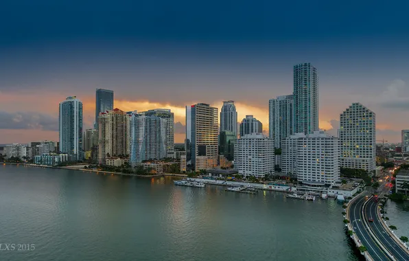 Miami, FL, USA, Miami, Skyline, Florida