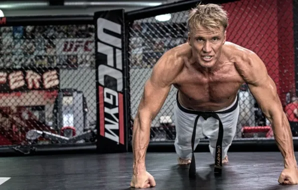 Pose, actor, fighter, training, athlete, UFC, Dolph Lundgren, Dolph Lundgren