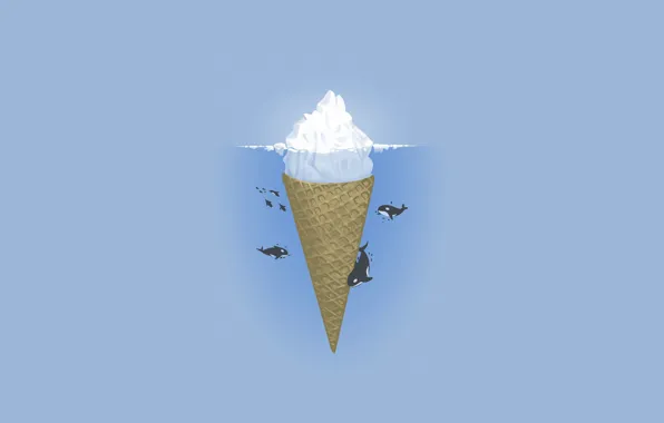 Ice, water, blue, iceberg, kit, ice cream, ice, ice cream