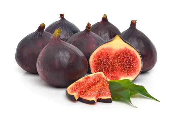 Picture white background, fruit, figs, figs, the ripe fruit, the Fig tree
