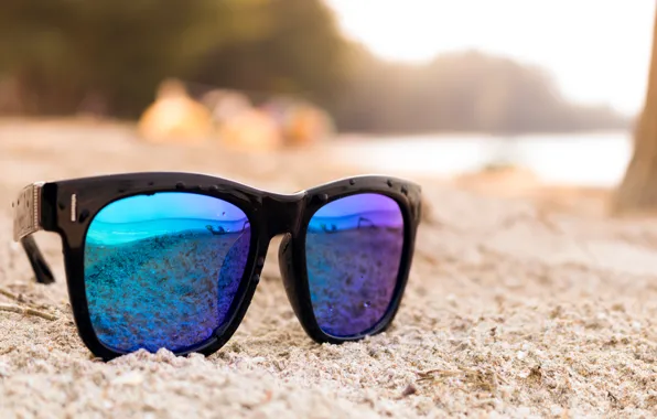 Sand, sea, beach, summer, stay, glasses, summer, beach
