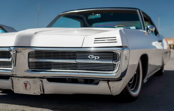 Retro, classic, Pontiac, 1967, the front