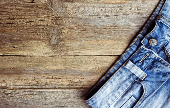 Wood, jeans, floor, fabric