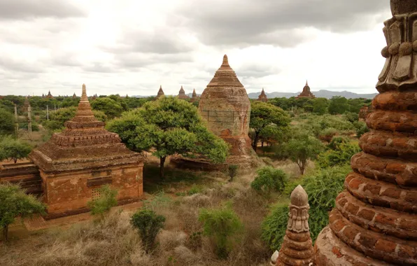 Landscape, structure, old town