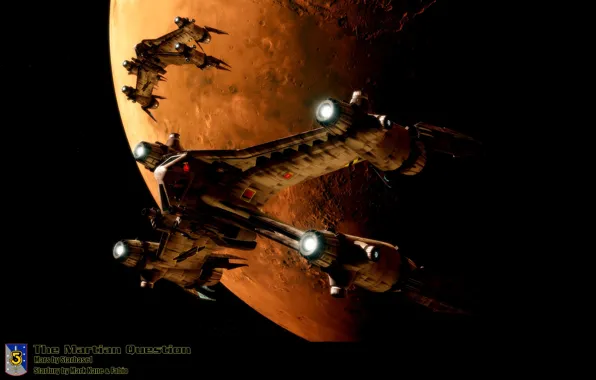 Planet, spaceships, Fury, SA–23, the martian question, Fighter(star fiter), The Earth Alliance, Babylon 5(Babylon 5)