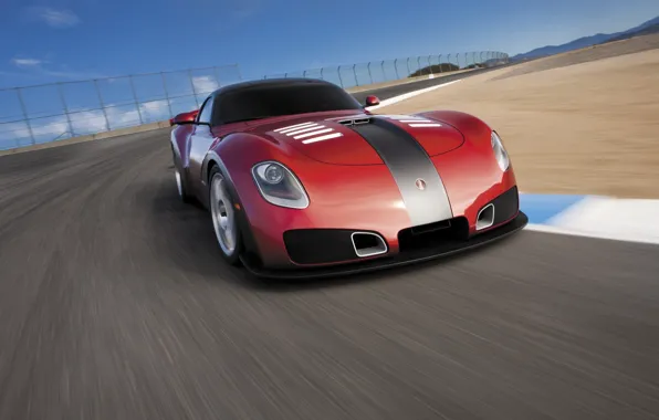 Road, red, the concept