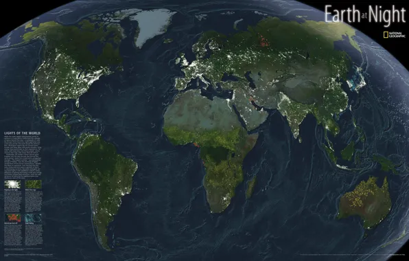 Picture Map, The world, Continents