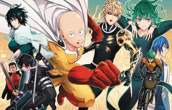 Anime One-Punch Man Saitama (One-Punch Man) Wallpaper