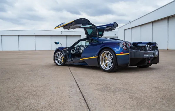 Picture Pagani, blue, To huayr, Huayr To Pagani