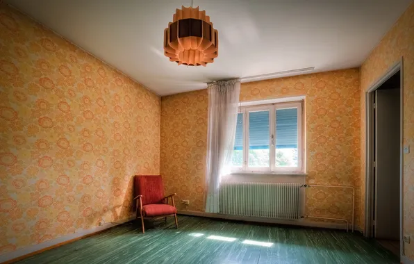 Room, chair, window