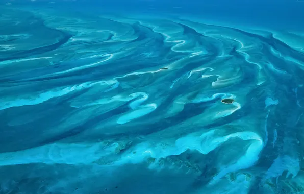 Water, the ocean, blue, island, retina, 10.8, OSX, aerial