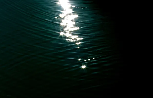 Picture light, Water, reflection, glaze, surface, dazzle