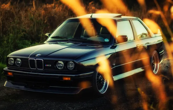 Auto, Black, BMW, Machine, Boomer, E30, BMW M3, BMW E30