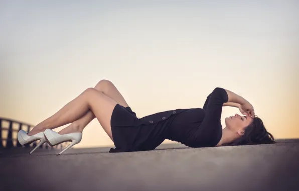 Picture girl, pose, Paula