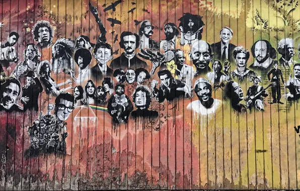 Background, wall, graffiti