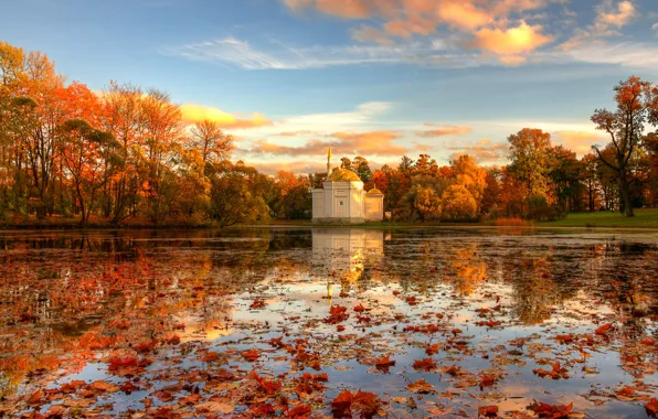 Saint Petersburg, October, Pushkin, The Tsarskoye Selo autumn