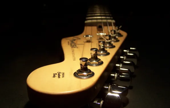 Darkness, guitar, strings