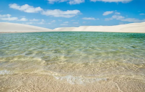 Brasil, Lake, Maranhão, Dunes, Lencois