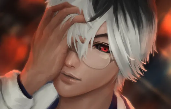 Look, portrait, anime, art, Tokyo Ghoul, Tokyo ghoul, The Kaneko Ken, Gul