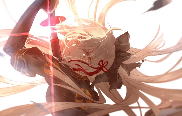Look, girl, hair, turn, Fate / Grand Order